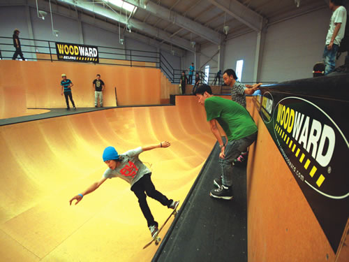 大兴时尚体育公园的极限活动