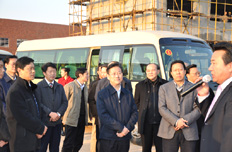 省市各级领导视察屯仓管业