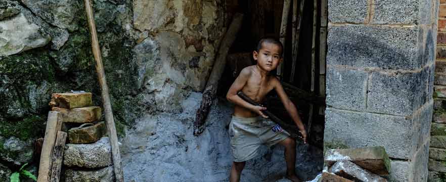 《立志》 郭李宏铎/摄