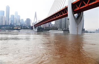 長江上遊最大洪峰過境重慶