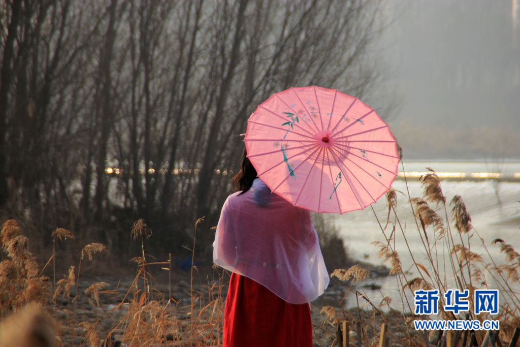 凌波桥湿地人像背影随拍