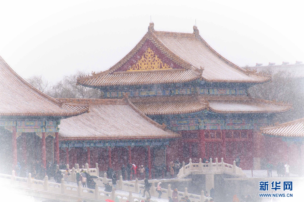 故宫飞雪