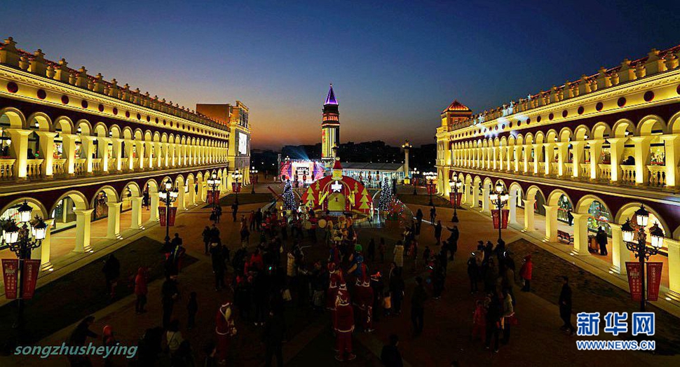 威尼斯小镇夜景