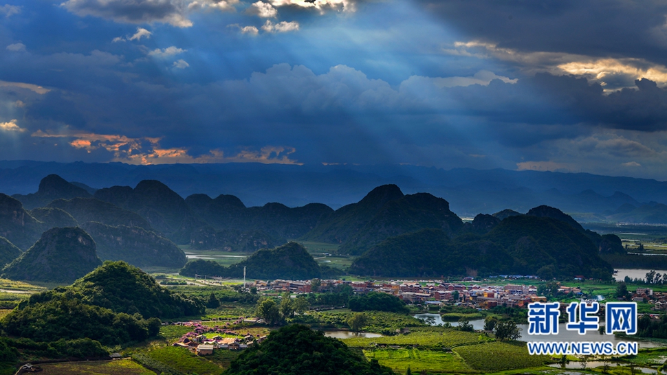 仙人洞的一束阳光