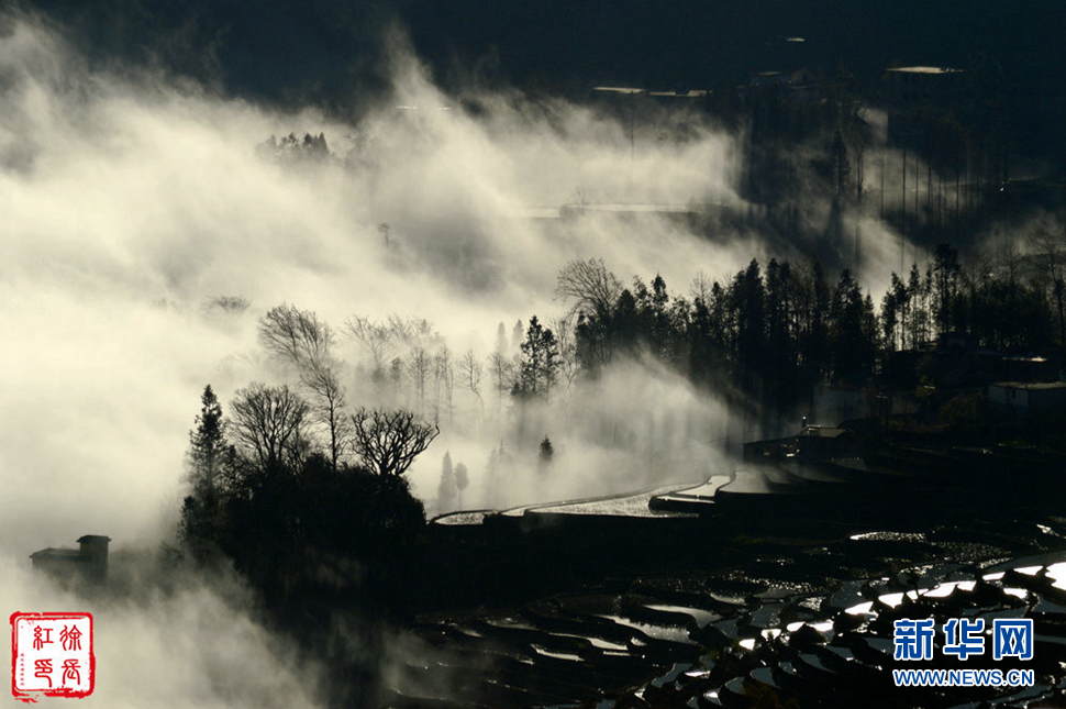 《梦幻元阳梯田》