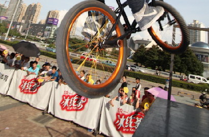 2012CX中国极限赛武汉站小轮车精彩瞬间