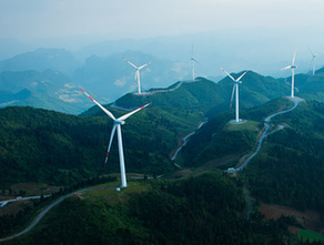 俯瞰人迹罕至的美丽深山