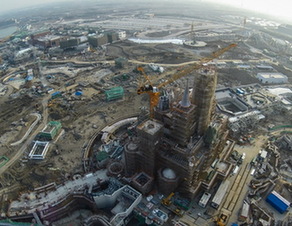 俯瞰奇幻童话城堡