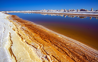 零距离感受盐的世界 盐湖蘑菇和盐晶花大放异彩
