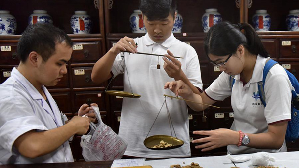 香港学子浙江武义学中医