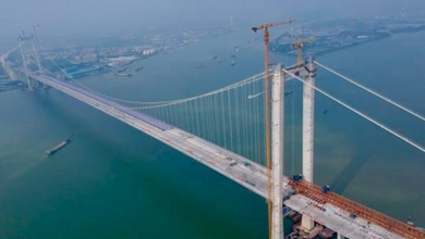 虎门二桥建设最后冲刺 大湾区将增新"动脉"