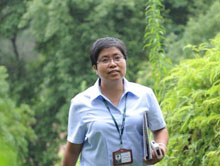 “山坳里的光明使者”兰莲娟