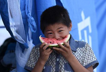 8月8日,废墟上的坚强新生活