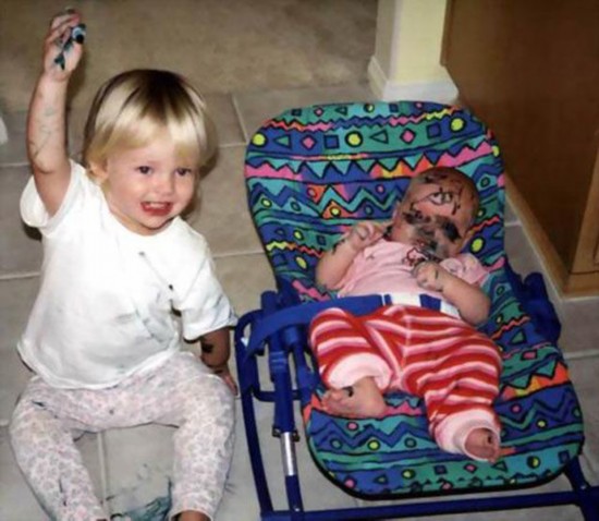 爆笑趣图：家有“熊孩子”【图】