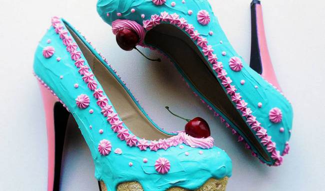 创意！美私营企业主推出蛋糕高跟鞋【图】