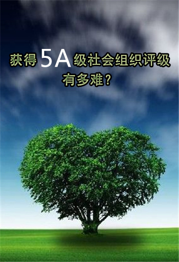 一张图解读5A级社会组织