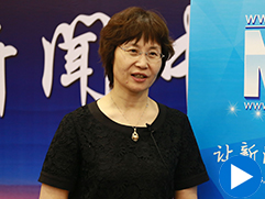 上海医药集团股份有限公司科研发展部总经理柯樱接受新华网采访
