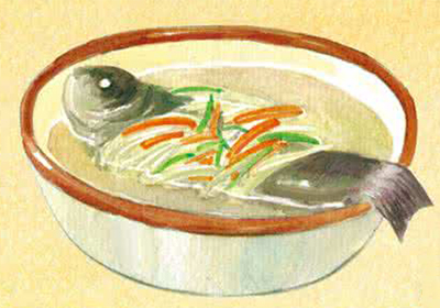 云苓白术鲫鱼汤养心疏肝