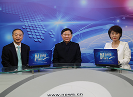 霍勇、谷成明做客新华网