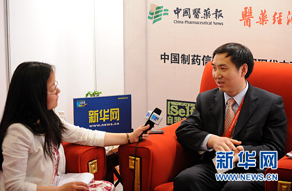 天津市医药集团有限公司副总经理赵录生接受新华网专访