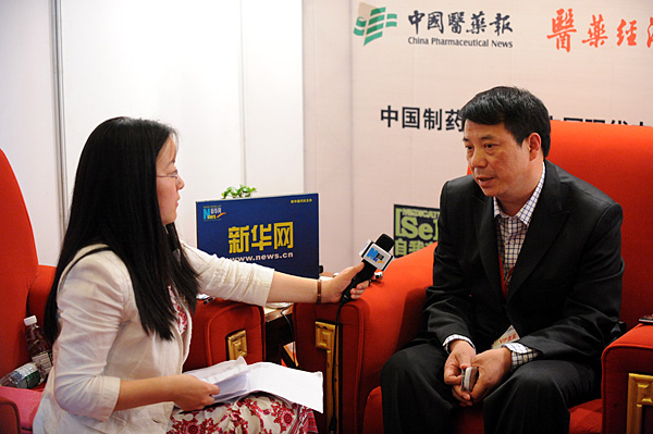 安徽贝克制药董事长王志邦接受新华网专访