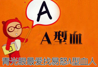 青光眼最爱找易怒A型血人