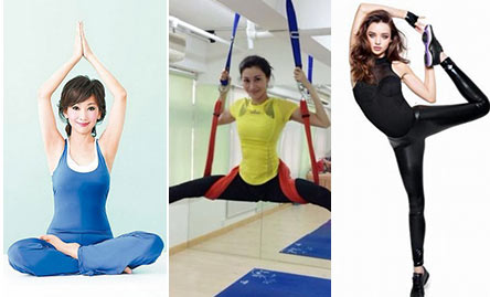 盘点明星健身招数【组图】