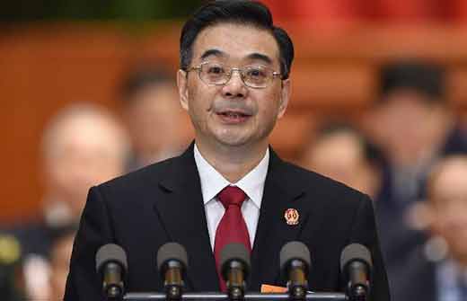 周强作最高人民法院工作报告