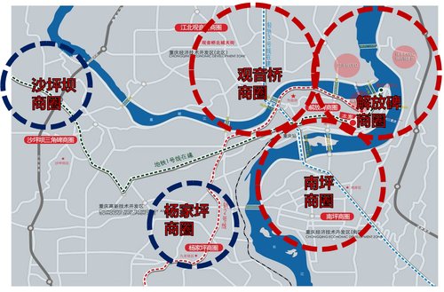 渝中高楼正逐渐改变重庆天际线