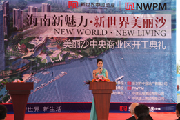 新世界美丽沙奠基