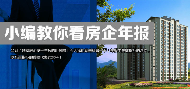 小编教你看房企年报