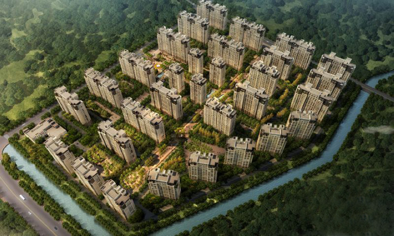 保利梧桐语鸟瞰图