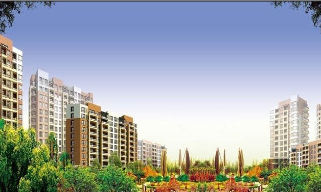 天润城整体鸟瞰图