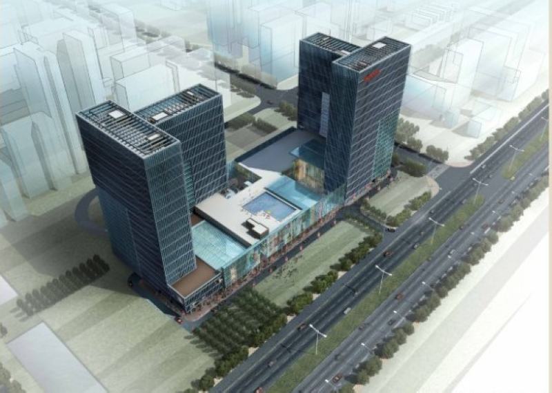 雨润国际广场鸟瞰图