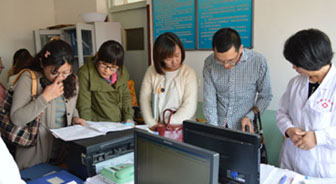 莱山卫生局到牟平考察公共卫生工作