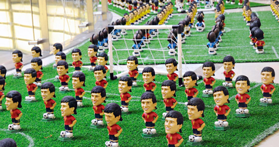 近千只&ldquo;球星&rdquo;玩偶亮相北京