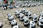 企鹅、熊猫、北极近千只“石膏萌宠”亮相苏州