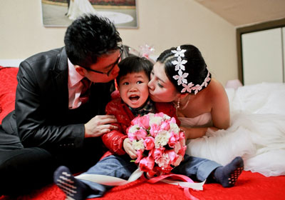 海南新郎和福州新娘