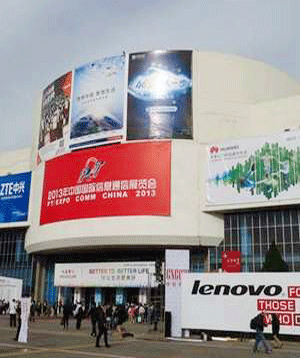 2013通信展展场外景