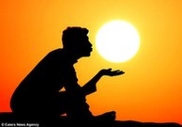 与太阳的有趣合影