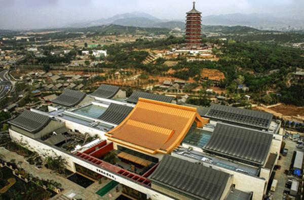 中国园林博物馆即将开放 鸟瞰北京园博园