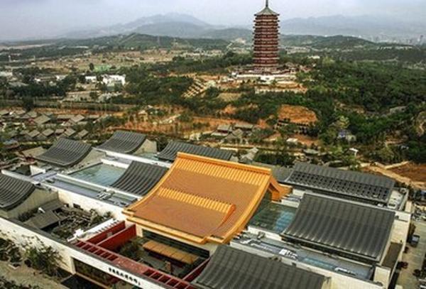 中国园林博物馆即将开放 鸟瞰北京园博园