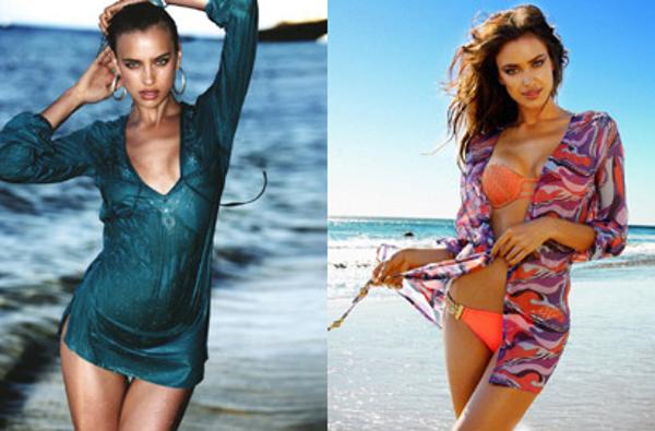 C罗女友海边拍摄性感大片