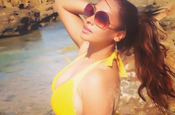 安东尼娇妻好身材秘诀 拉拉热衷健身玩拳击