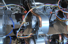 外购直流变频电机 自动感应水温、火力变化