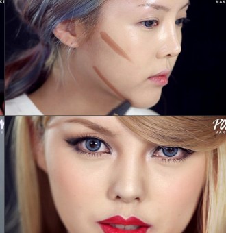 韩博主逆天化妆术