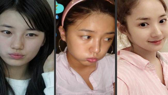 韩国女星素颜PK