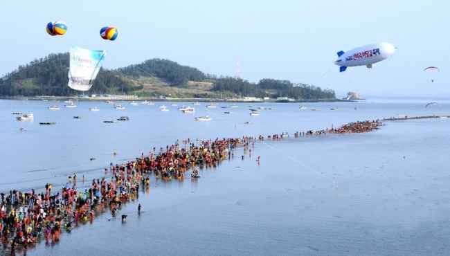 韩国版摩西奇迹&mdash;&mdash;珍岛&ldquo;神秘海路&rdquo;