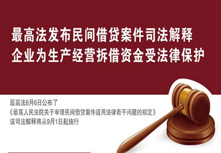 最高法发布民间借贷案件司法解释