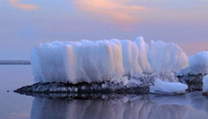 中俄最大界湖興凱湖“浮冰”仍未化